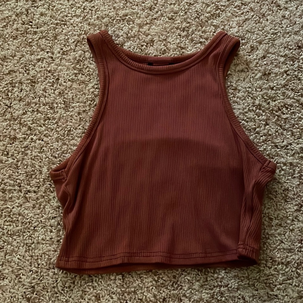 Brownish Crop Top, Size M